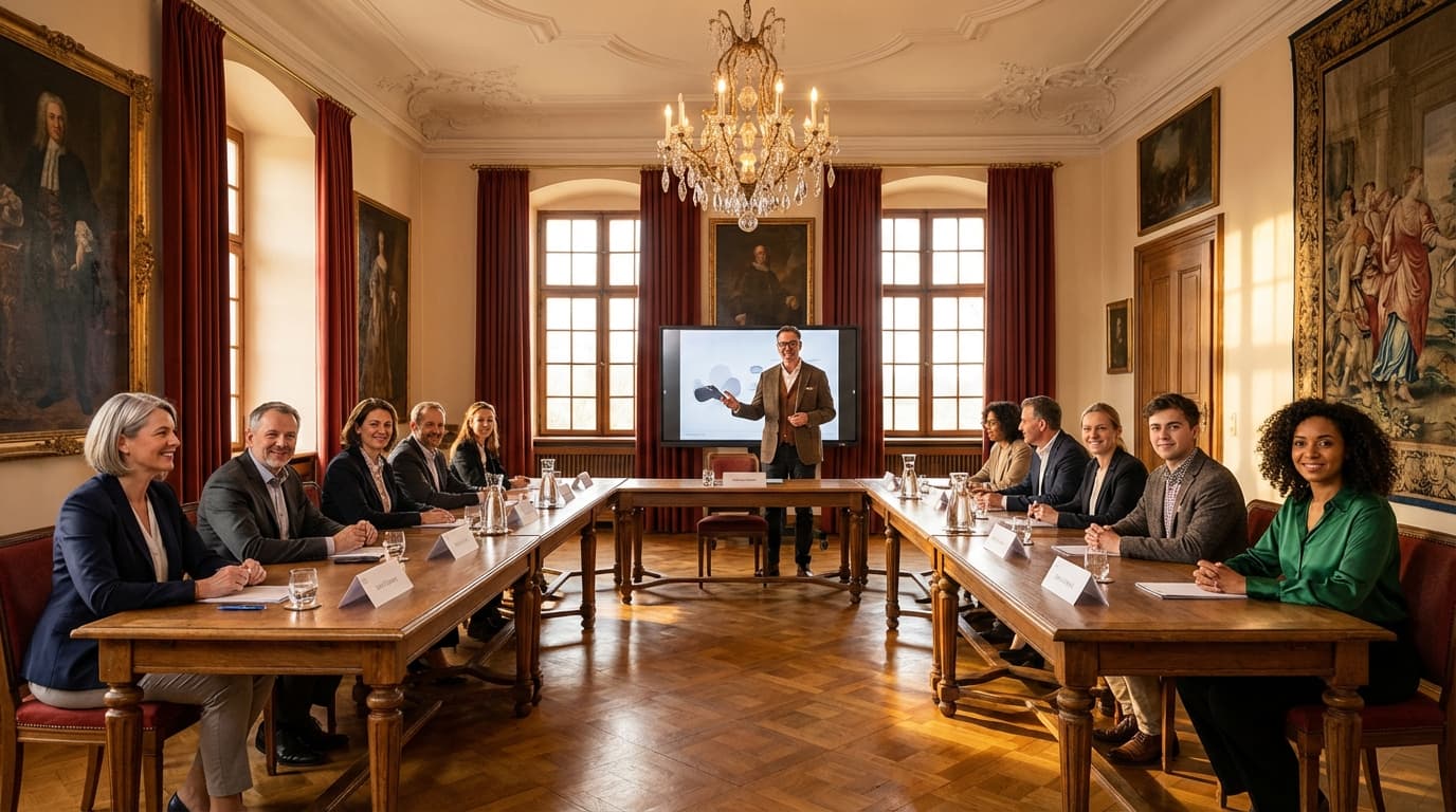 Premium Führungskräfte Seminar im historischen Schloss des Refresher Zentrums